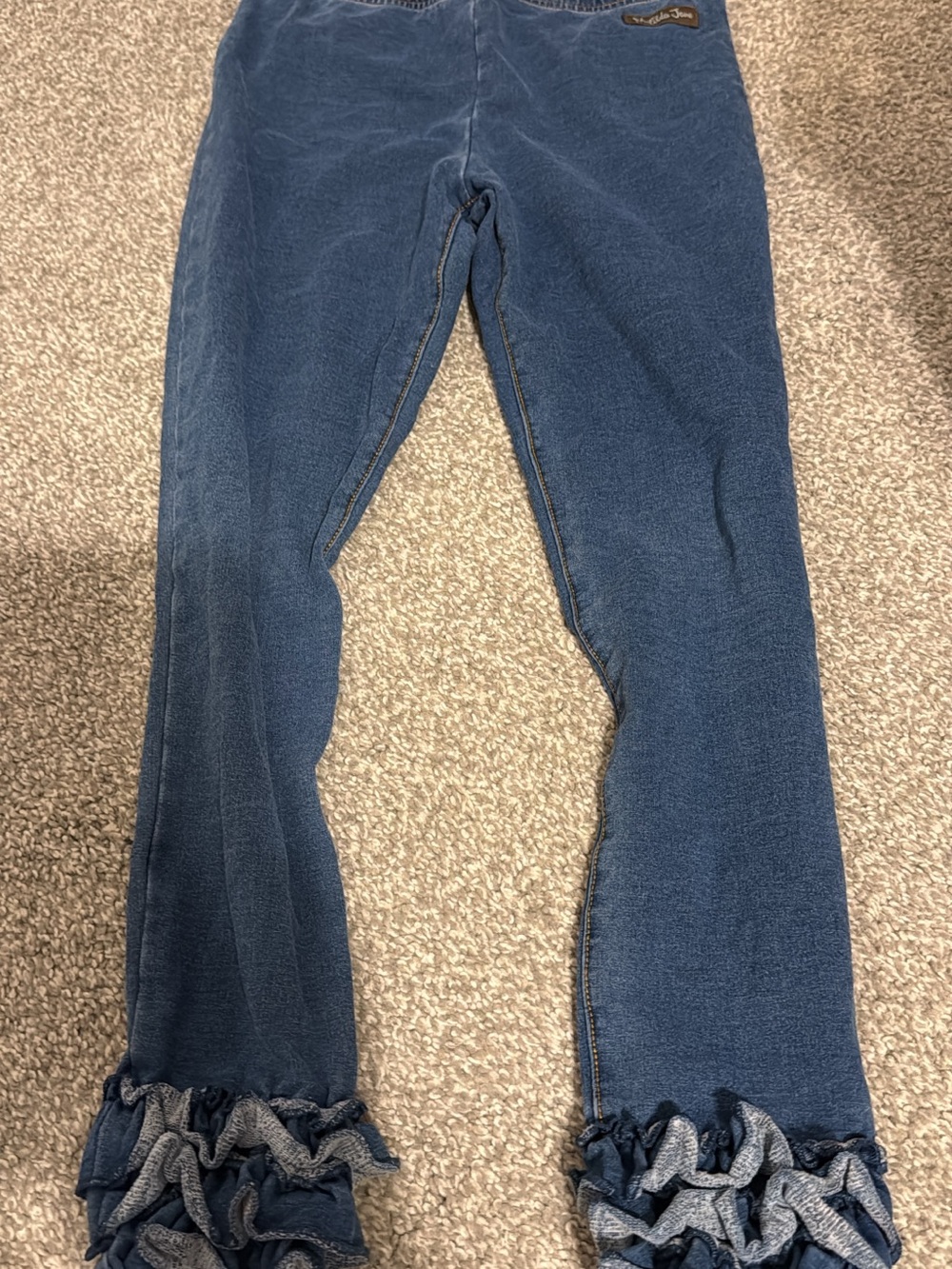 Matilda Jane Blue Ruffle Hem Leggings